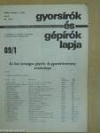 Gyorsírók és Gépírók Lapja 1989. január-december