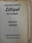 Langenscheidt's Lilliput Dictionary English-German (minikönyv)