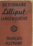 Dictionnaire Lilliput Langenscheidt Francais-Allemand (minikönyv)