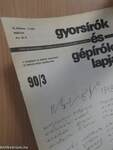 Gyorsírók és Gépírók Lapja 1990. március