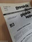 Gyorsírók és Gépírók Lapja 1991. március