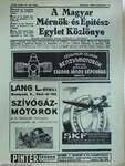A Magyar Mérnök- és Építész-Egylet Közlönye 1939. szeptember 10.