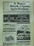 A Magyar Mérnök- és Építész-Egylet Közlönye 1939. november 5.