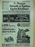 A Magyar Mérnök- és Építész-Egylet Közlönye 1939. január 8.
