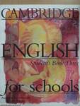 Cambridge English for Schools - Student's Book Three