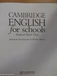 Cambridge English for Schools - Student's Book Three