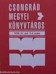 Csongrád megyei könyvtáros 1999/1-4.