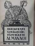 Budapesti Ujságirók Egyesülete Almanach 1916.