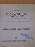 Language for Daily Use - Teacher's edition