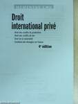 Droit international privé