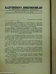 Illetékügyi joggyakorlat 1938. január-december