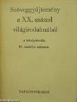 Szöveggyűjtemény a XX. század világirodalmából