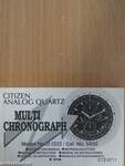 Citizen analog quartz multi chronograph