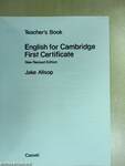 English for Cambridge First Certificate - Teacher's Book