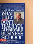 What they Still Don't Teach You at Harvard Business School