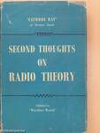 Second thoughts on radio theory