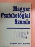 Magyar Pszichológiai Szemle 1982/1-6.