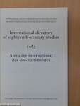 International directory of eighteenth-century studies/Annuaire international des dix-huitiémistes 1983