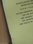 Dringender päpstlicher Aufruf für das heilige Land