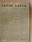 Papok Lapja 1883-1884. (nem teljes évfolyam)