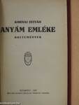 Anyám emléke