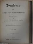 Demokritos oder hinterlassene Papiere eines lachenden Philosophen 1-12. (gótbetűs)