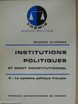 Institutions politiques et droit constitutionnel 2