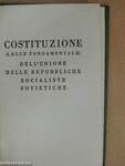 Constituzione (Legge fondamentale) Dell'unione delle Repubbliche Socialiste Sovietiche