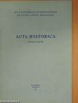 Acta Historica Tomus XXVII. (dedikált példány)