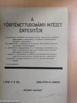 A Történettudományi Intézet értesítője 1950. április-június