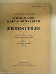 A budapesti V. kerületi M. Kir. Állami Bolyai-Gimnázium Értesítője az 1936-37. iskolai évről