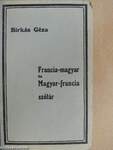 Francia-magyar és magyar-francia szótár I-II.