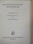 Taschenwörterbuch Deutsch-Englisches Wörterbuch