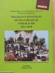 A Rendszerváltás Történetét Kutató Intézet és Archívum megjelent kötetei és munkatársainak publikációi 2013-2018