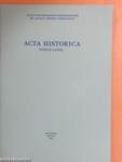 Acta Historica Tomus LXXII.