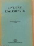 Levéltári közlemények LVI/1-2.
