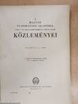 A Magyar Tudományos Akadémia Nyelv- és Irodalomtudományi Osztályának közleményei VII. 3-4.