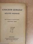 Czuczor Gergely költői munkái