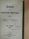 Zeitschrift für katholische Theologie 1877. (gótbetűs)