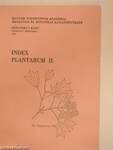 Index Plantarum II.