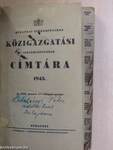 Budapest székesfőváros közigazgatási alkalmazottainak címtára 1943