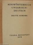 Magyar-német/német-magyar miniszótár I-II. (minikönyv)