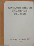 Magyar-német/német-magyar miniszótár I-II. (minikönyv)