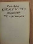 Kodály Zoltán (minikönyv) (számozott)