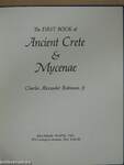 The First Book of Ancient Crete and Mycenae