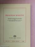 Filológiai Közlöny 1976. január-december