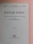Magyar Nyelv 1973/1-4.