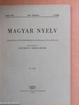 Magyar Nyelv 1967/1-4.