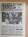 Saksa kuriero Numero 84 15-a jarkolekto Julio/aügusto 1989