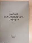 Magyar sajtóbibliográfia 1705-1849 I/1.